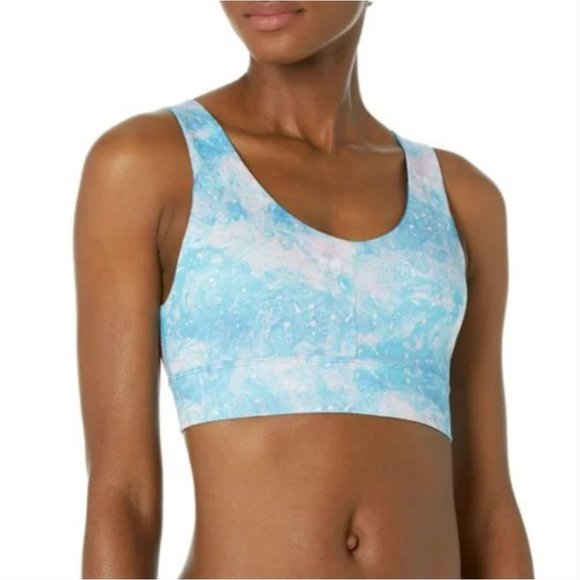 Juicy Couture Sports Bra Aurora Print Twist Back & High Waisted Leggings Size XL - Picture 2 of 16